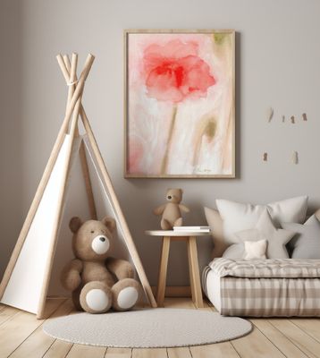 Floral Impression In Coral II