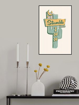 Stumble Inn Motel Modern Western Americana Art