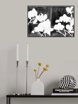 Charcoal Botanical Layered Print 2