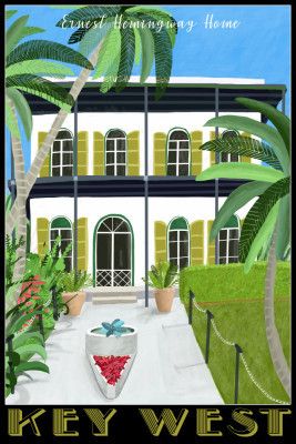 Dal 198a Key West Hemingway 25x35