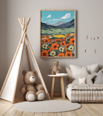 Wildflower Meadow Landscape