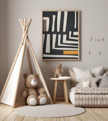 Geometric Patterns With Black And White Lines