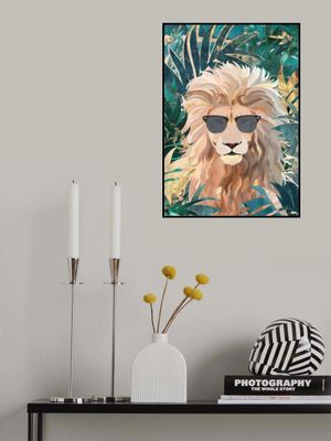 Cool Tropical Lion in Sunglasses