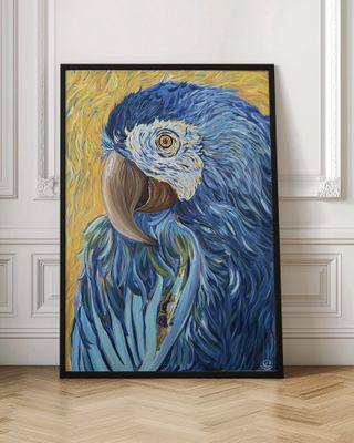 Vibrant Blue Macaw