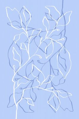 Serene Leaf Silhouette