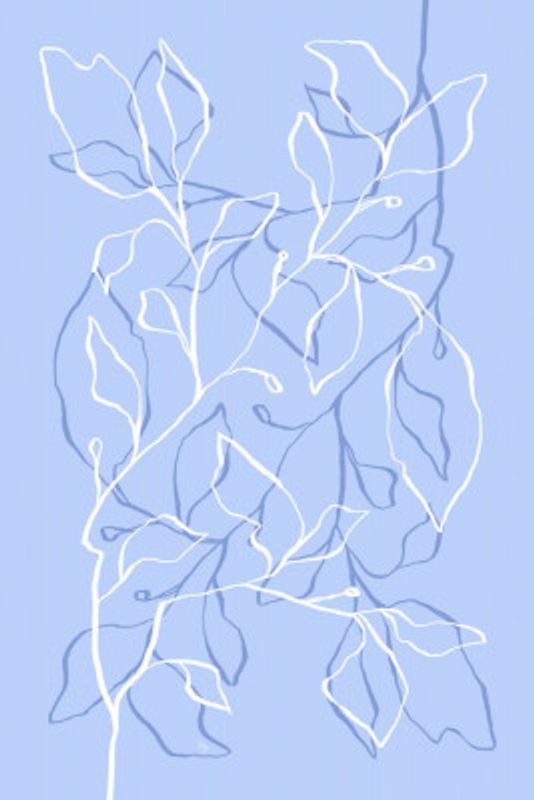 Serene Leaf Silhouette