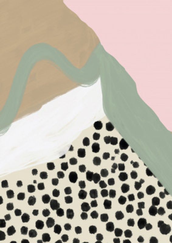 Soft Colors with Organic Shapes and Patterns