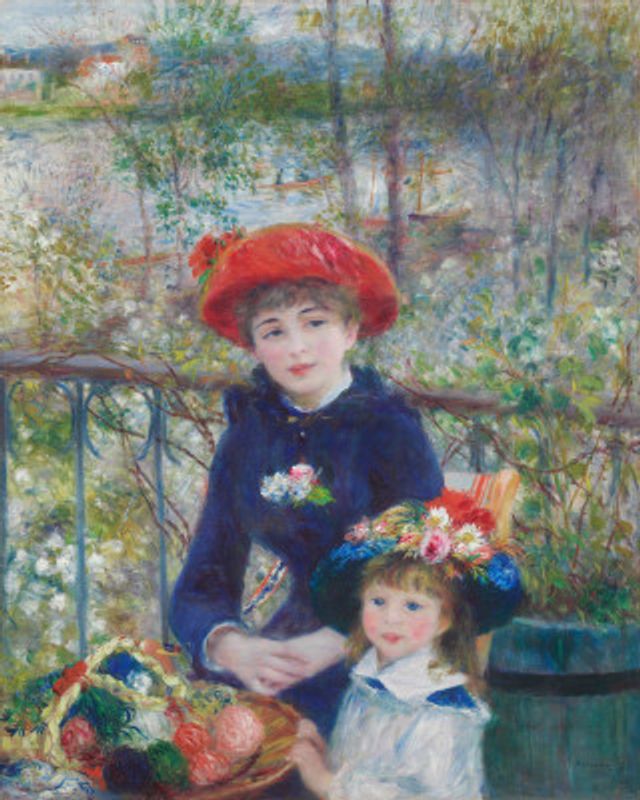Two Sisters On the Terrace
