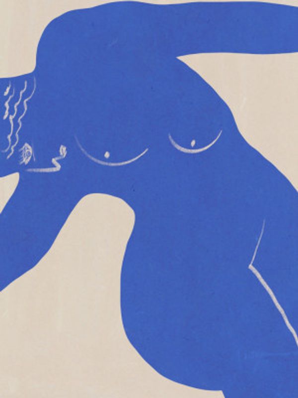 Bold Blue Silhouette