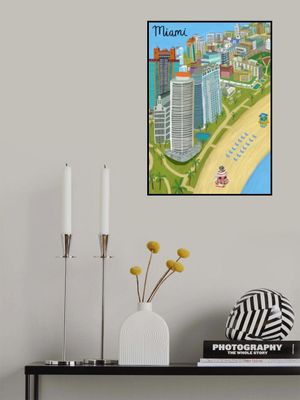 Miami Beach, Florida, USA by Artist Carla Daly