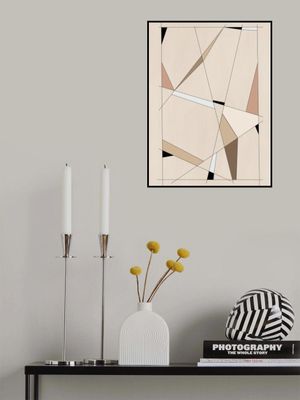 Geometric Beige Art