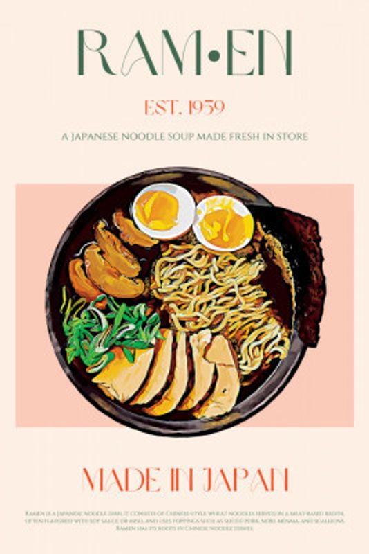 Savoring Japanese Ramen Bowl