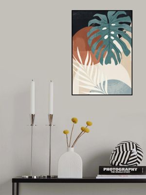 Abstract Art Tropical Leaves