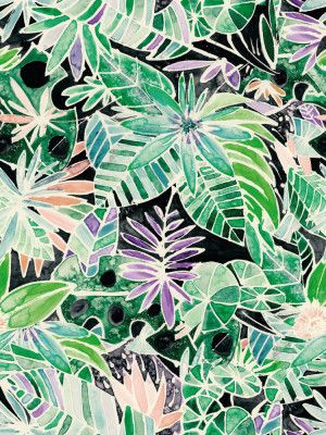 Tropical Watercolour Rainforest