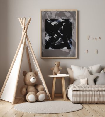 Abstract Brush Strokes 164Y