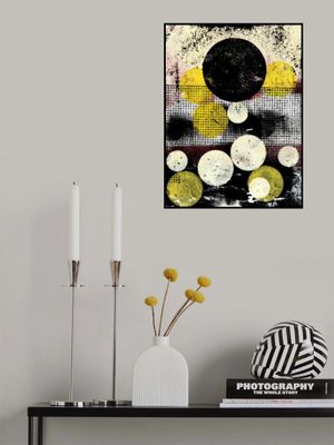 Abstract Artwork With Geometric Compositio