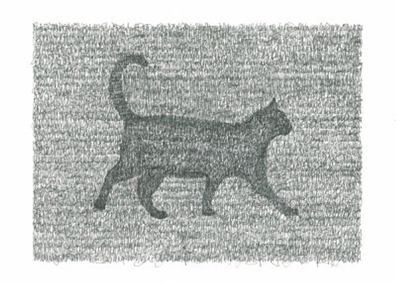 Asemic Cat Story