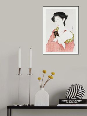 Japanese Woman Applying Powder (1918)