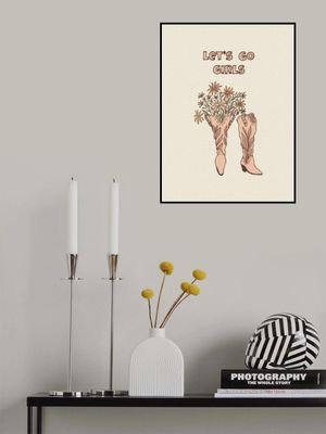 Cowgirl Boots With Flowers