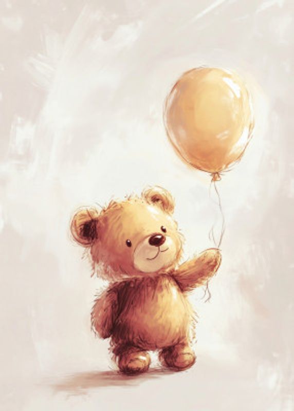 Teddy Bear and Balloon