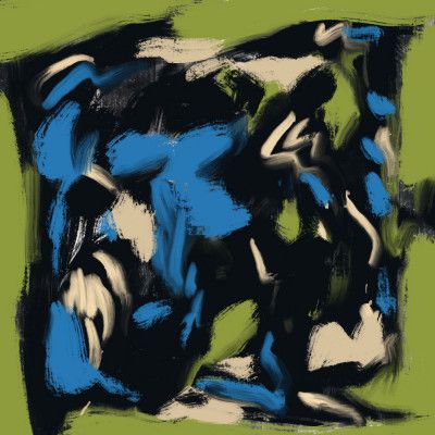 Ink and oil abstract 03