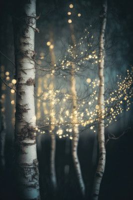 Twinkling Birch Grove