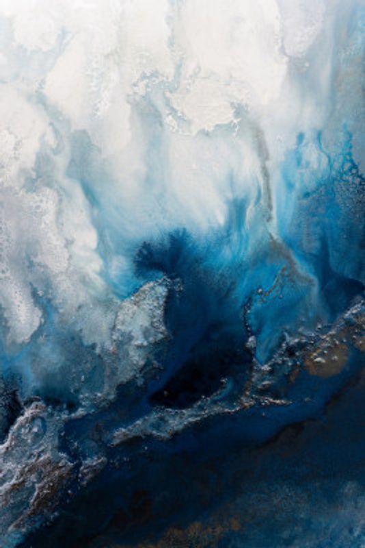 Seascape abstraction - Blue Waters