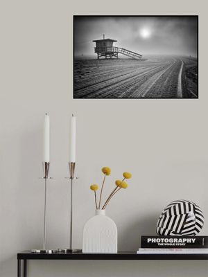 Fog on the beach - Santa Monica, California