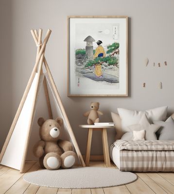 Full Moon and Pine Tree (1896)