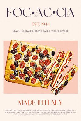 Italian Bread with Tomatoes and Olives