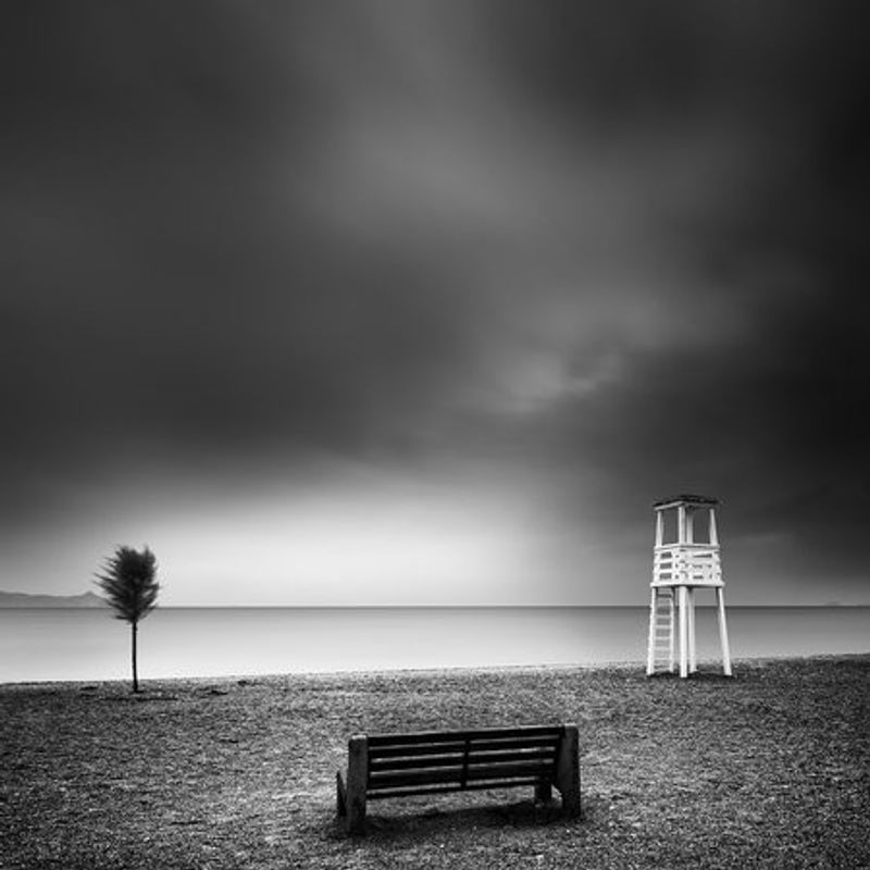 Bench on the Beach