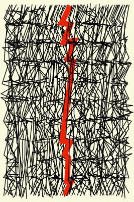 Chaotic Web of Black Lines