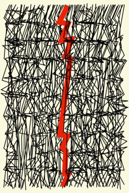 Chaotic Web of Black Lines