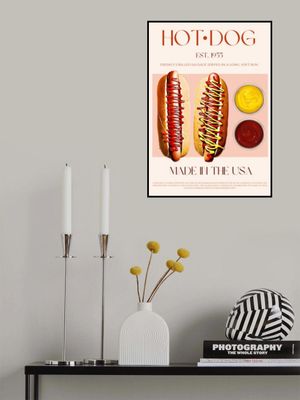 Hot Dogs with Mustard and Ketchup