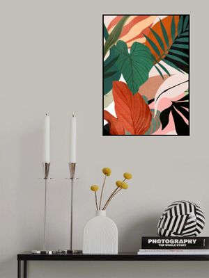 Abstract Art Tropical Leaves