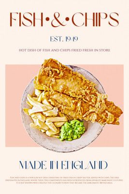 Classic Fish And Chips Dish