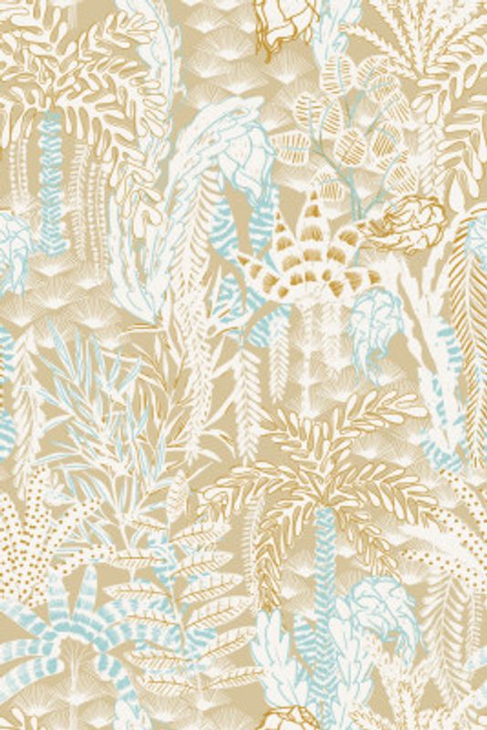 tropical lounge warm sand pattern