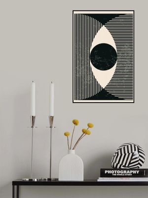 Black and White Geometric Shapes #2
