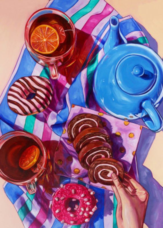 Hot Tea and Hot Pink