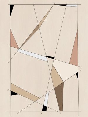 Geometric Beige Art