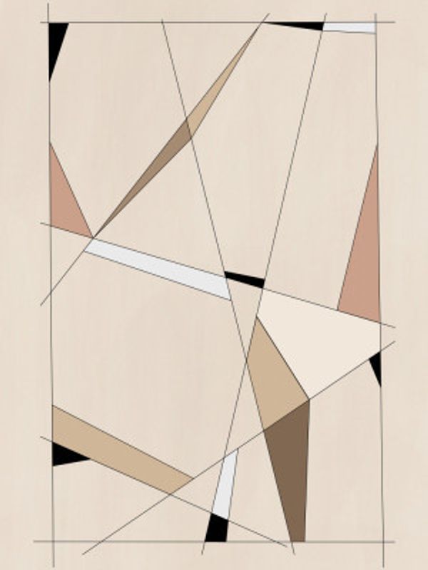 Geometric Beige Art