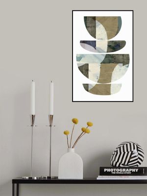 Blue Semi Circles III