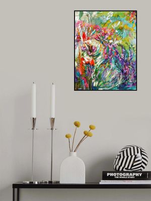 Pink Blossoms Abstract