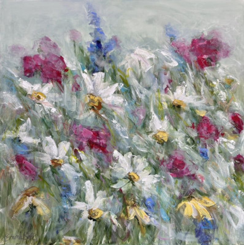 Daisy in Pink White and Yellow Hues