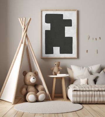 Black and white shapes 2