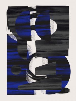 Abstract Stripe Minimal Collage 28