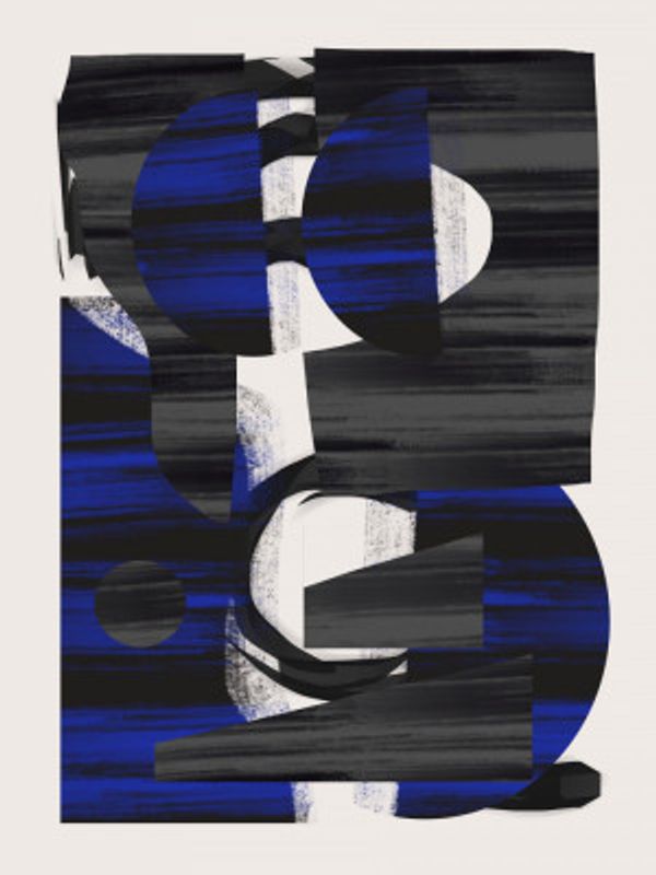 Abstract Stripe Minimal Collage 28