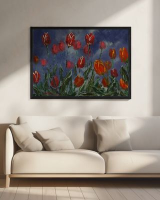 tulip  oil on canvas