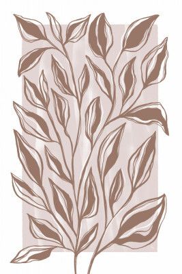 Brown Leaves Sketch