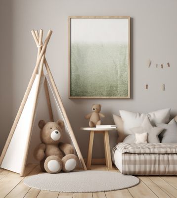 Abstract Texture With Fading Green